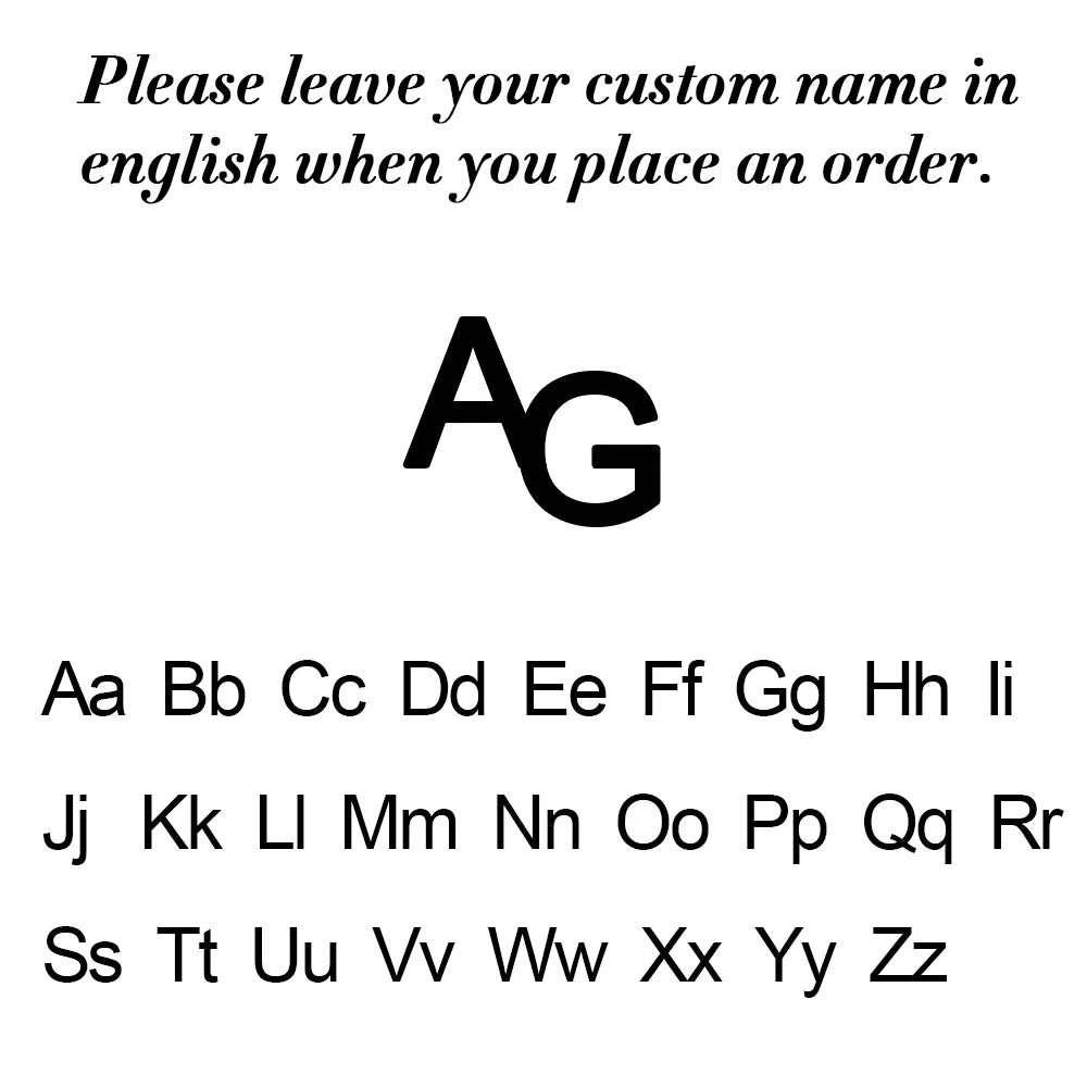 Broche de Iniciales Personalizado en Acero Inoxidable