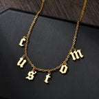 Collar Personalizado Nombres Familiares - Corazón y Mariposa | Esencia Única