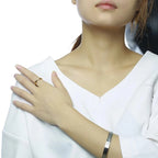 Alianzas Boda Oro Acero Inoxidable Pareja | Compromiso Aniversario