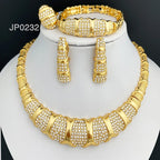 Conjunto de Joyería Dubái - Chapado en Oro 18K