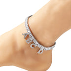 Brazalete Personalizado con Nombre en Circón Cúbico