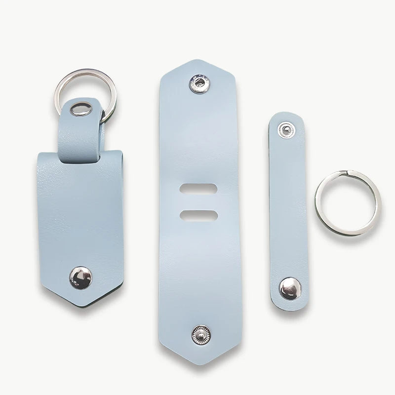 Llavero Cuero Genuino con Foto Personalizada Grabado Láser | Detalles con Alma