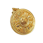 Colgante Brújula Tesoro Oro 18K Certificado AU750 | Joyería Lujo Mujer