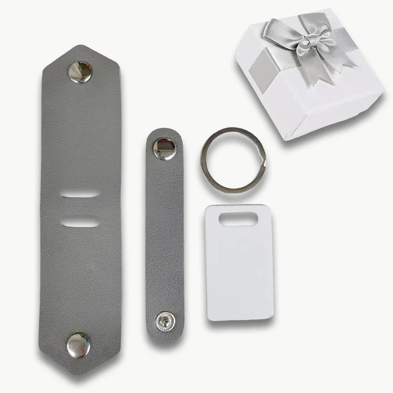 Llavero Cuero Genuino con Foto Personalizada Grabado Láser | Detalles con Alma