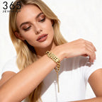 Pulsera Personalizada con Nombre - Cadena Cubana Acero Inoxidable