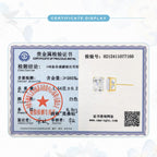 Aros Moissanita Oro 14K Corte Esmeralda Mujer | Compromiso Lujo Certificado