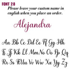 Collar Personalizado con Nombre y Cadena de Labios - Oro