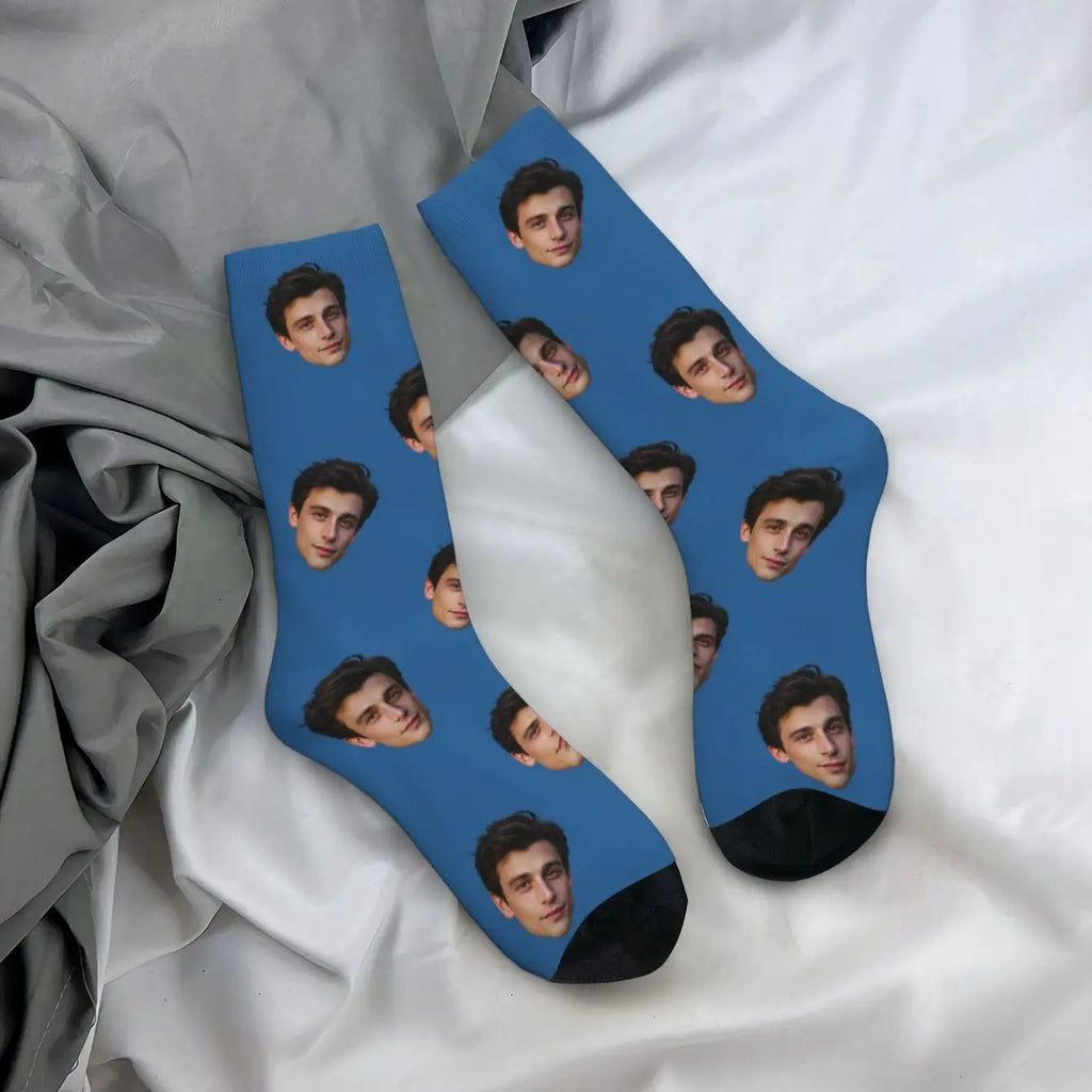 Calcetines Personalizados con Tu Foto - Diseño Único en Forma de Cara