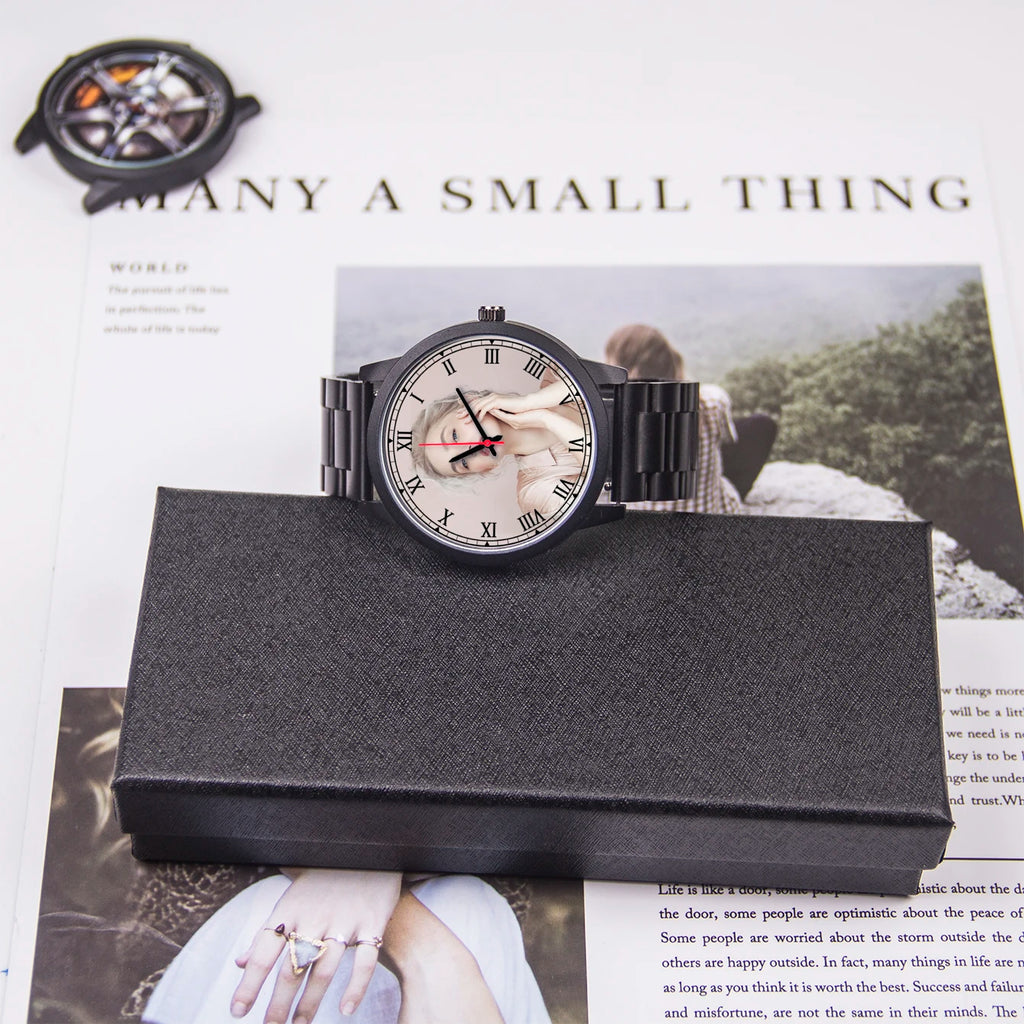 Reloj Personalizado Números Romanos Acero Inoxidable | Detalles con Alma