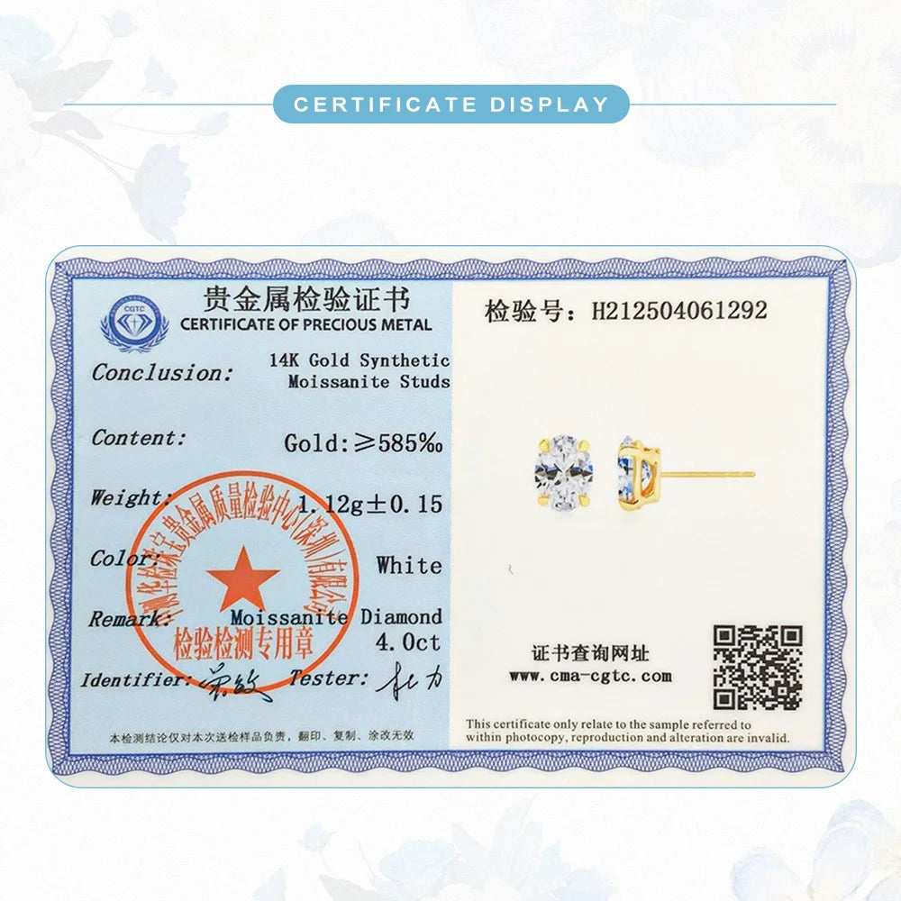 Aros Oro 14K Certificado Mujer | Joyería Fina Lujo