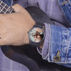 Reloj Personalizado con Foto de Mascota Cuero Genuino | Detalles con Alma