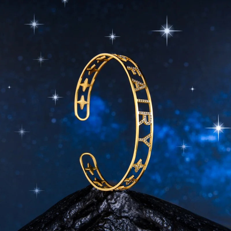 Brazalete Personalizado con Nombre | Acero Inoxidable Premium