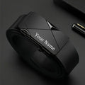 Cinturón Cuero Personalizado Nombre Grabado Unisex | Detalles con Alma