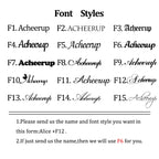 Conjunto Joyería NK Personalizado Nombre Acero Inoxidable | Collar Pulsera Pendientes