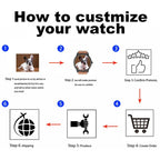 Reloj Personalizado Números Romanos Acero Inoxidable | Detalles con Alma