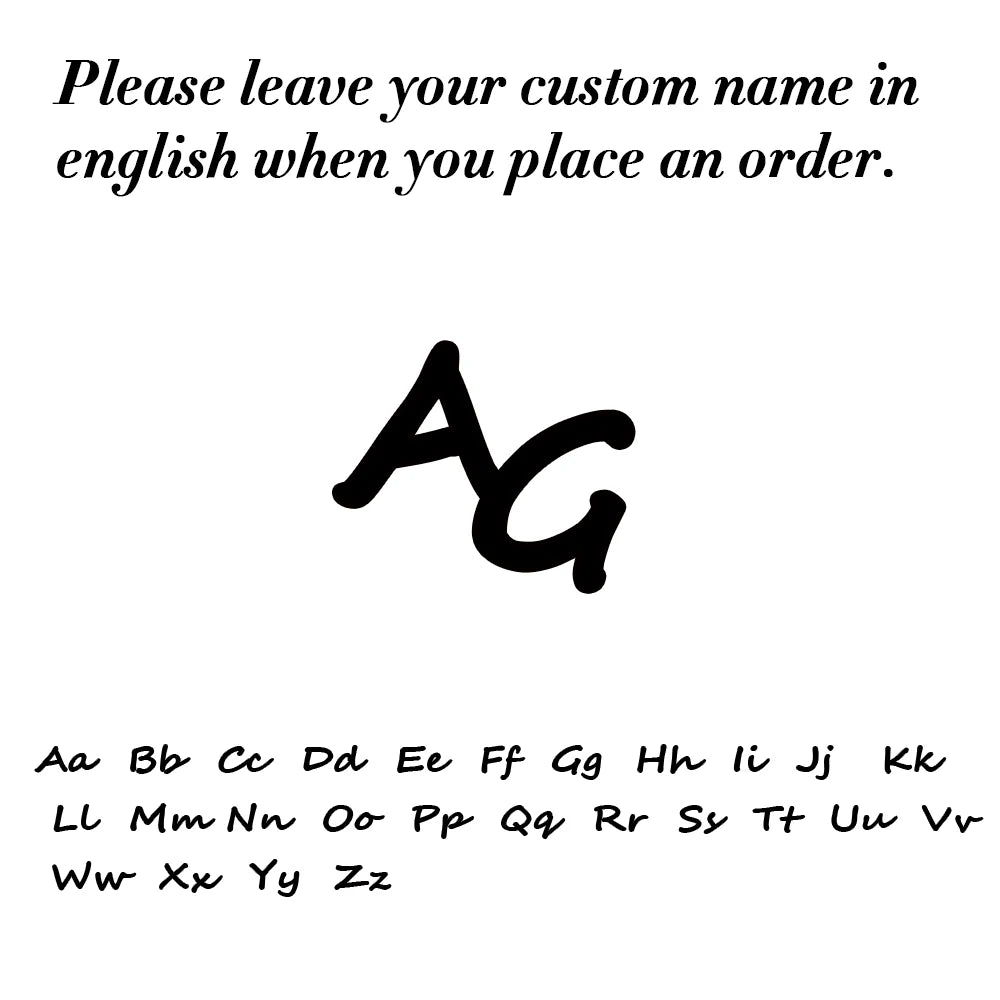 Broche de Iniciales Personalizado en Acero Inoxidable