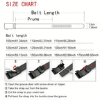 Cinturón Cuero Personalizado Nombre Grabado Unisex | Detalles con Alma